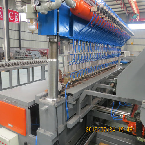 Numerical Control 500-2500mm Chain Link Fencing Making Machine With Alarm System