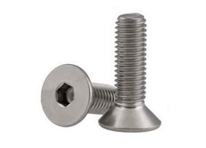 China Fully Threaded Hexagon Socket Countersunk Head Cap Screws For Mechanical Machine on sale