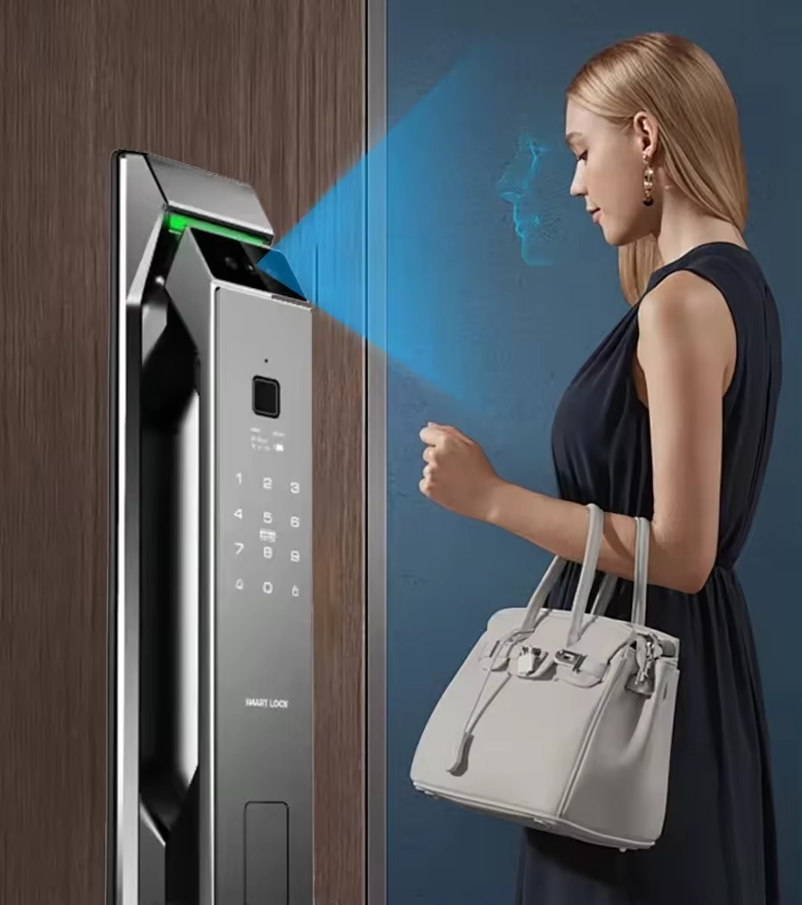 Glomarket 3d Face Recognition Fingerprint Tuya Wifi Digital Smart Lock