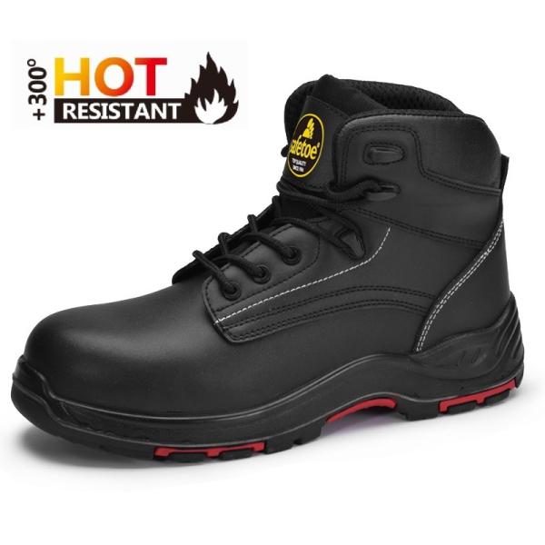 ASTM Men'S Waterproof Composite Toe Work Boots Ultra Lightweight Composite