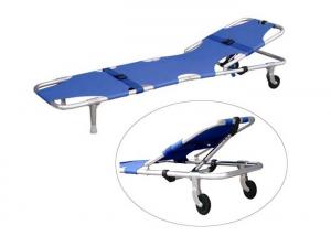 Wholesale Aluminum Alloy Folding Stretcher Medical Emergency Stretcher With Wheels ALS-SA102 from china suppliers