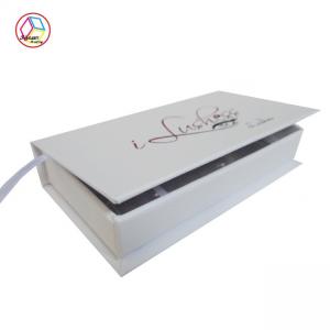 China Personalized White Fancy Paper Gift Box , High End Packaging Boxes on sale