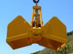 10 Cube Meter Electric Hydraulic Clamshell Grab Bucket For Bulk Materials