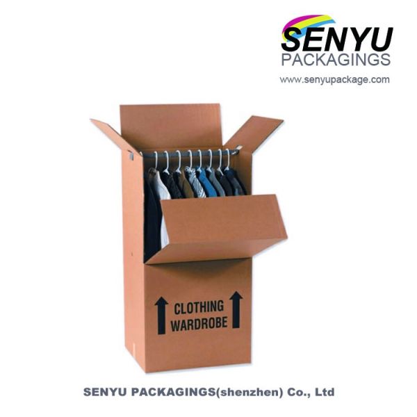Durable Corrugated Shipping Boxes / Stackable Carton Paper Box For Moving