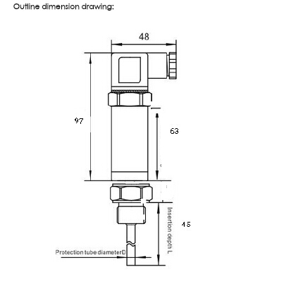 Local display Temperature transmitters and Sensors, Measuring Instrument ,Hot liquid Measurement