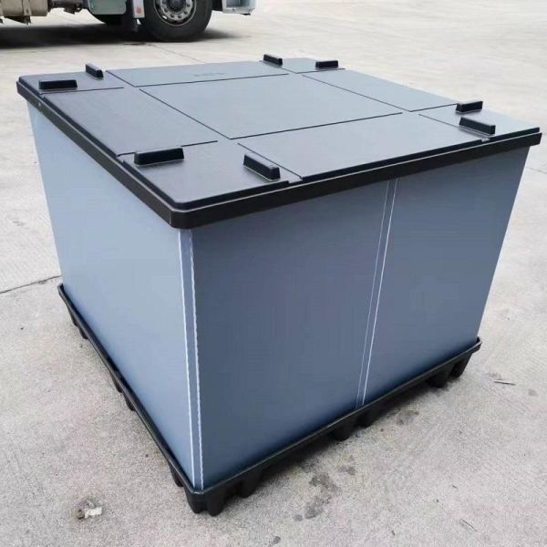 1120mm PP Plastic Pallet Box Sleeve Pallet Folding Container