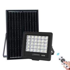 China KCD Outdoor Remote Control Projector Cheap Solar Sensor Floodlights Solar Powered 50w 100w 200w LED Flood light on sale