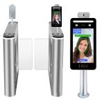8 Inch Facial Recognition Access Control System Body Temperature Detection