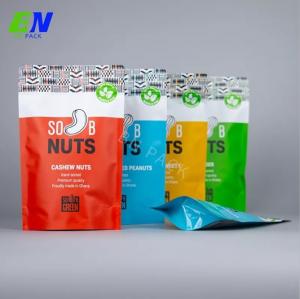 China Custom High Barrier Standup Pouch Dry Fruits Packaging Pouch Zip Lock Tea Bag on sale