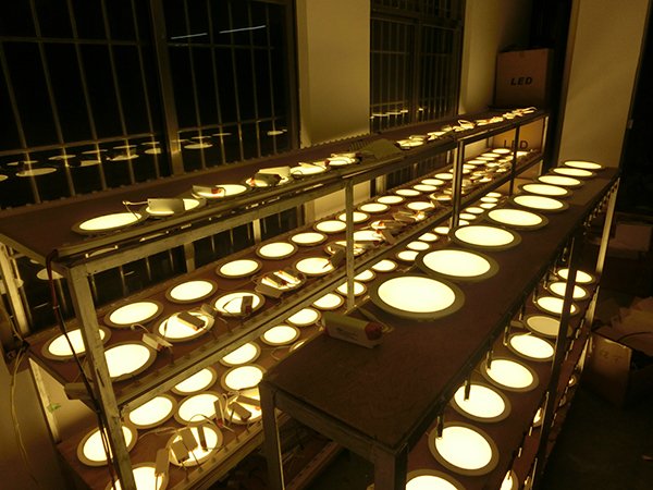 LED Recessed Panel Light Round Shape With PMMA Light Guide Plate CE Opproved