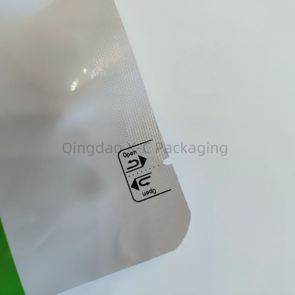 Custom Printing Three Side Seal Bag Resealable Pouch Aluminum Foil Mylar For Medicine