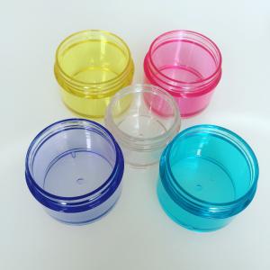 China Roll On Sealing 15g PET Colorful Cosmetic Cream Jars on sale