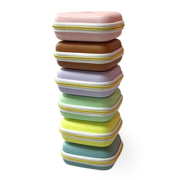 9*8*4cm Lipstick Clutch Bag , ISO9001 Small Makeup Bag With Mirror