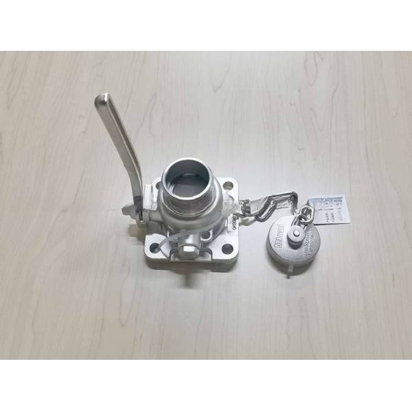 ISO Tank Container Spare Parts and Accessories 1.5'' BSP Air Inlet Ball Valve with Temperature Gauge