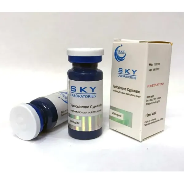 SKY Lab 250mg 10ml Glass Vial Labels And Boxes Customized