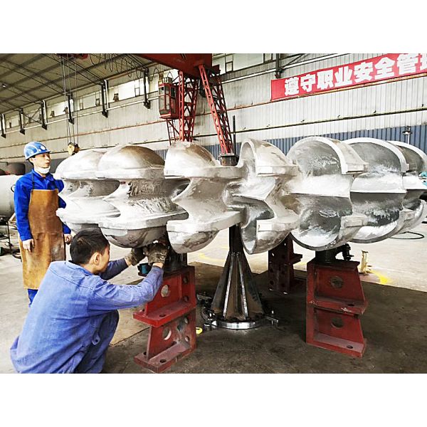 Power Output 200kw-20mw Pelton Type Turbine Generator With Thyristor Excitation Mode