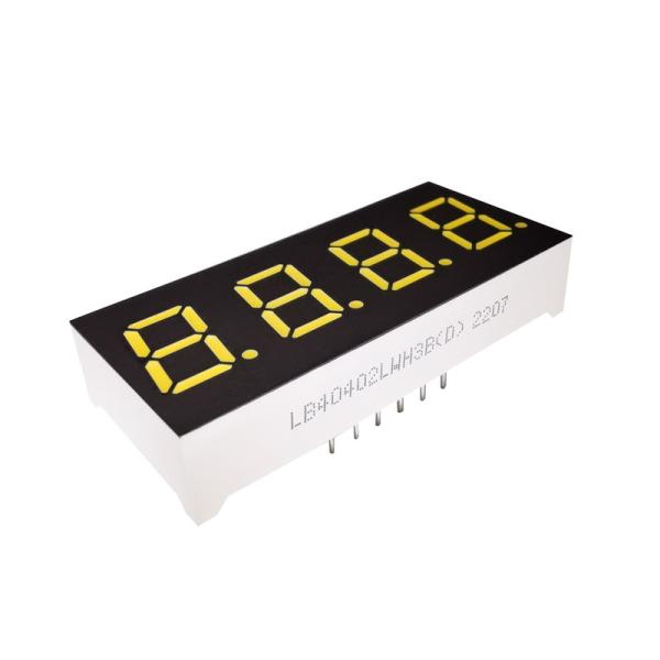 Ultra Bright Red 16 Segment LED Display With Common Anode And 1.5ch 3mm Digit