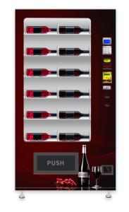 China Automatic Wine Vending Machine , Cashless Payment Refrigerated Vending Machine on sale