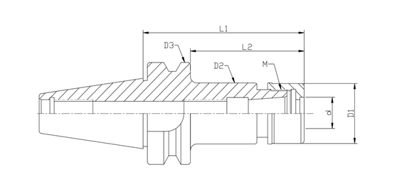 SK Collet Type CNC Cutting Tools High Precision GSK Nut With No Wind Resistance
