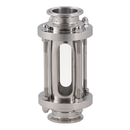 SS304 Brewing Accessories Tubular / Inline / Clamp Type With DN150 Sight Glass