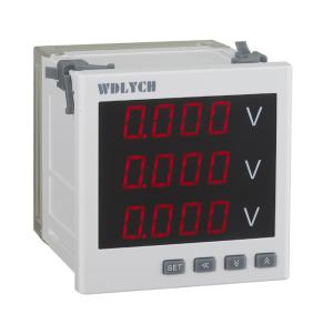 Input 0-100V Programmable Digital Electric Meter 120*120mm Standard PT Connected