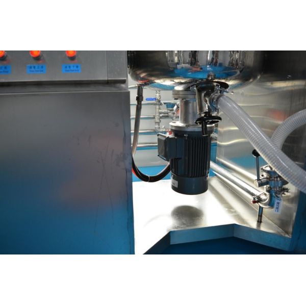 75 Kw Cosmetic Lotion Homogenizer 220V Vacuum Emulsifier Mixer