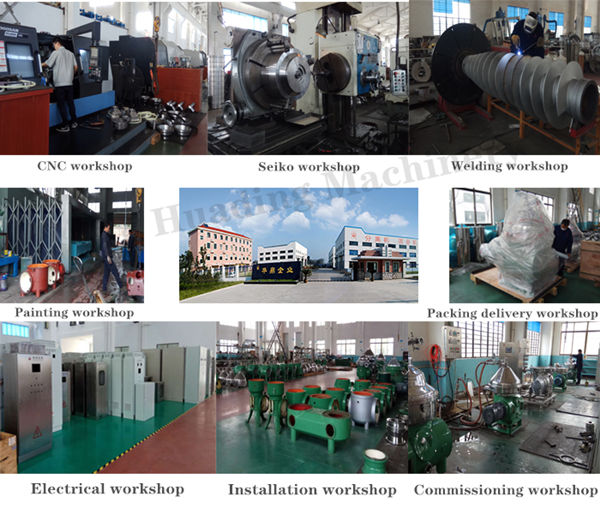 No Filter Biodiesel Separator Centrifuge 37KW Waste Water Separator