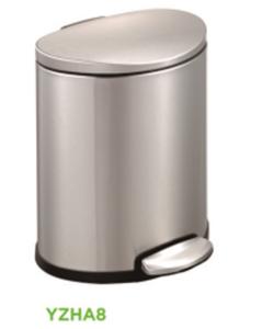 Wholesale Sustainable Stainless Steel Trash Can Induction Type Recycling Pedal Bin from china suppliers