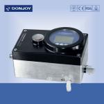 DC 24V Power intelligent valve positioner with pneumatic actuator and feedback