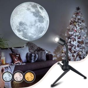 Wholesale USB Charging Moon Lamp with 3 Lighting Color Angle Bendable Brightness Adjustable Moon Atmosphere Projector night light from china suppliers