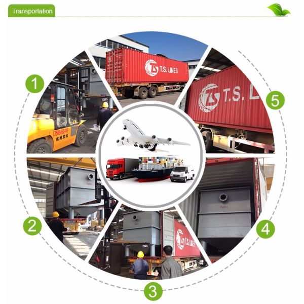 Vertical Flow Sedimentation Tank for Waste Water Treatment in Carbon Steel Material