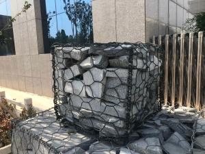 Wholesale 2-3.5mm Galvanized Gabion Box / Welded Hexagonal Wire Mesh For Protection from china suppliers