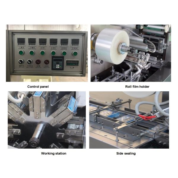 Three Dimensional VCD Tapes Film Wrapping Machine 10pcs/Min