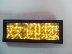 China LANPAI  Factory price Programmable LED scrolling message Badge on sale