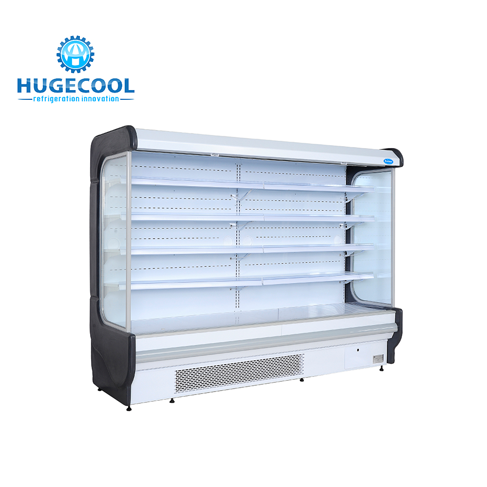 4 Layers Shelf Multideck Display Fridge With Low Energy Consumption