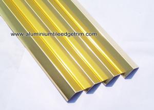 Wholesale Plated Glossy Gold Decorative Aluminum V - Shaped Brace / Angular Splint V15mm / YF15 from china suppliers