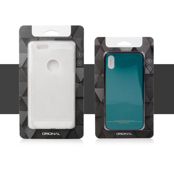 Recycled Kraft Paper Mobile Case Packaging Box Case Blister Card Packaging