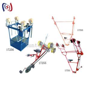 Wholesale Heavy Duty Two Bundle Conductor Inspection Trolley For Power Line Maintenance from china suppliers