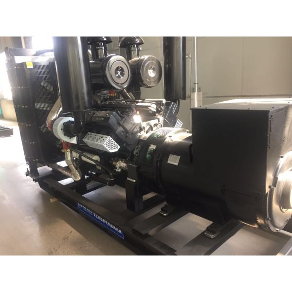 Water-Cooled 400KW Shanghai Shendong Diesel Generator Set with Pure Copper Brushless Motor