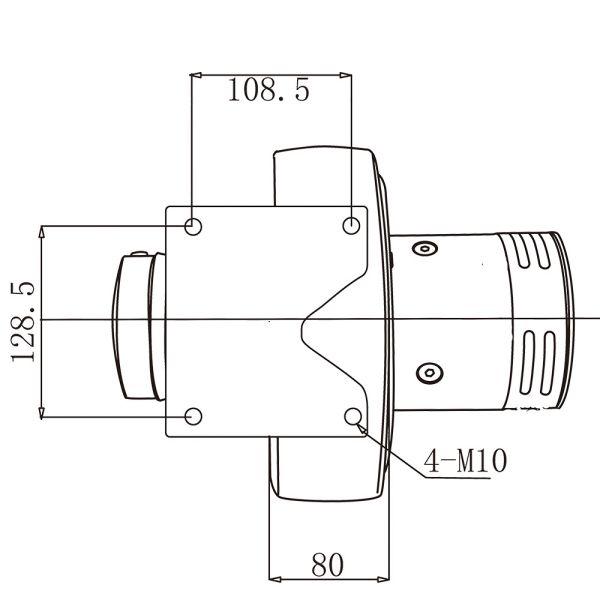 Automatic Navigation 1.2kw Dc Stacker Sepex Motor Drive Wheel