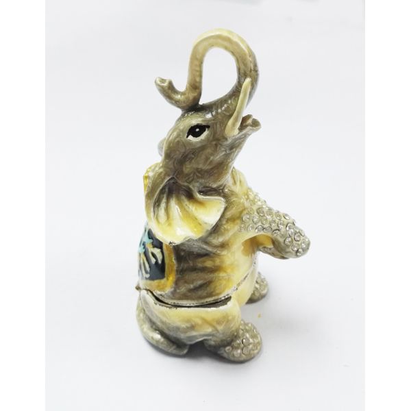 elephant trinket box alloy jewelry box home decoration jewelry box