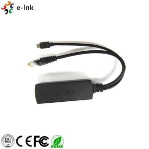 China Gigabit 5V 2A PoE Power Splitter RJ45 Male With Micro USB Port on sale