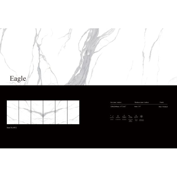 White Clay Quartz Sintered Stone Slab 1200x2400mm