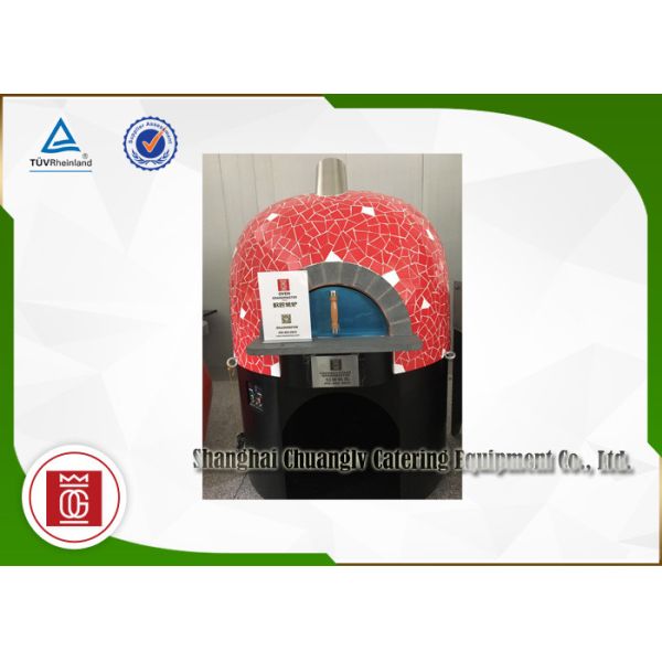 Round Household / Commercial Wood Fired Pizza Oven Professional P1-6-2