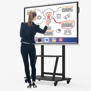 Wholesale Non Reflective Interactive Conference Room Display Frosted Glass Material from china suppliers