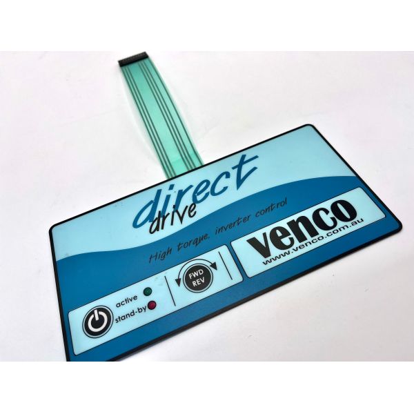 Custom OEM Flat Membrane Keyboard Rubber Dome Switch For Baby Security Monitor