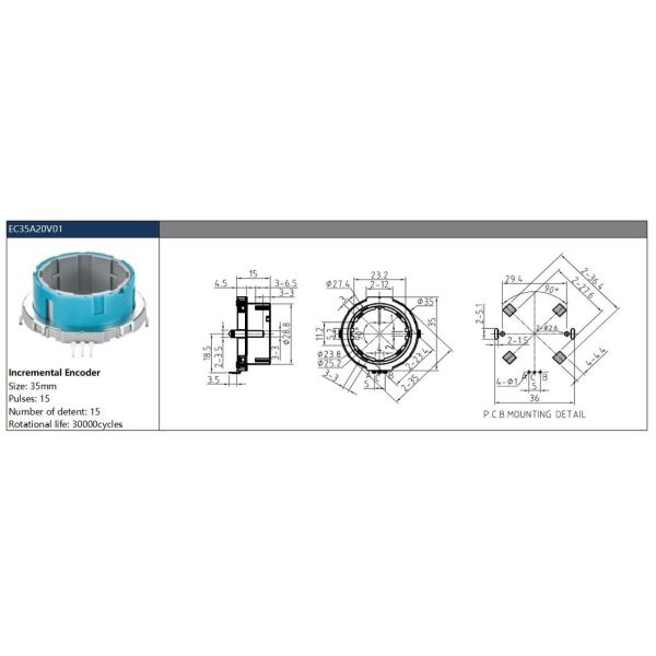 Absolute Encoder Module with Hollow Shaft for Automation