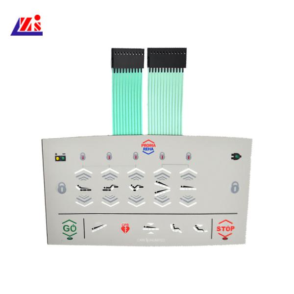 Quality Embossed Screen Printing PCB Keypad LED Membrane Switch for sale