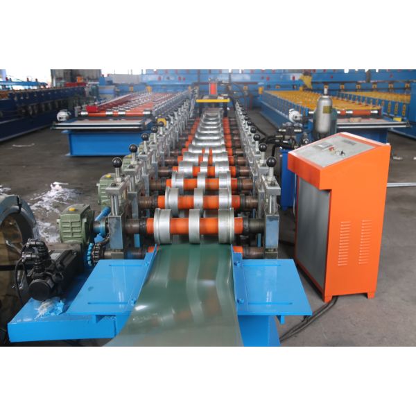 Half Round Ridge Cap Roll Forming Machine Green 3 Phase 2.5T