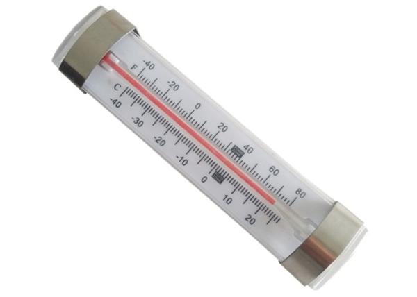 Quality Large Rectangular Fridge Freezer Thermometer , Fridge Temperature Thermometer With Red Liquid Inside for sale